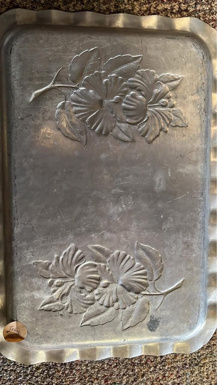 Hand wrought tray