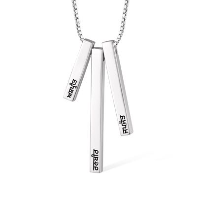 Women's Three Bar Necklace