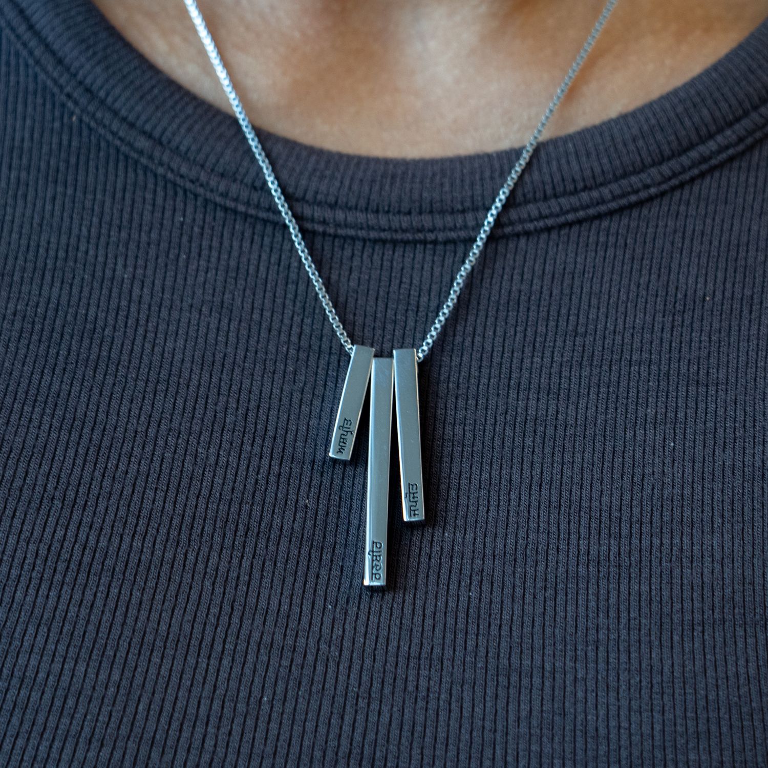 Women's Three Bar Necklace Women's Three Bar Necklace
