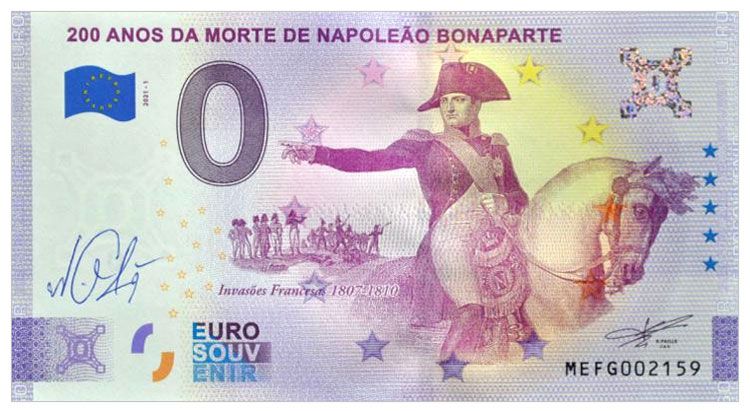 2021-1 MEFG - 0€ Napoleon Bonaparte - ANNIVERSARY + autograf Mateja Gabrisa