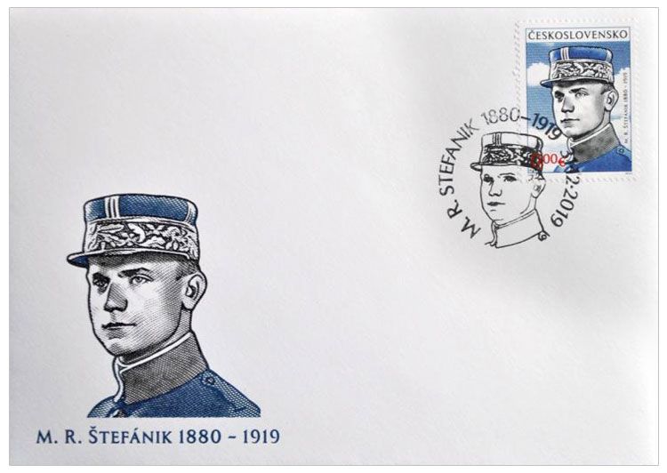 2019 0€ Milan Rastislav Štefánik (FDC) - M.Gábriš/B.Busch