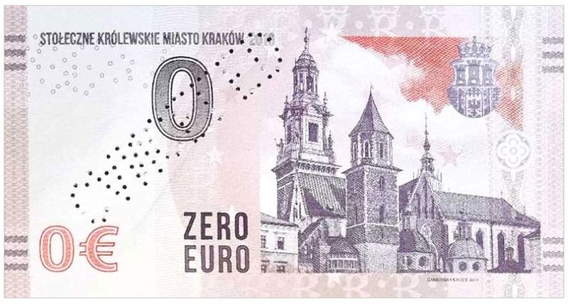 2016 ​0 euro Kraków + perforacja CANCELED