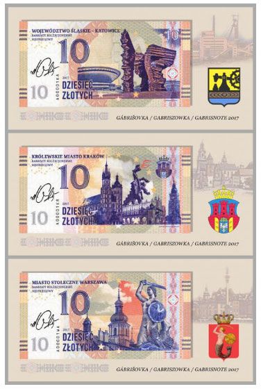 2017 10 złotych, Polskie miasta (zestaw w etui) + autografy