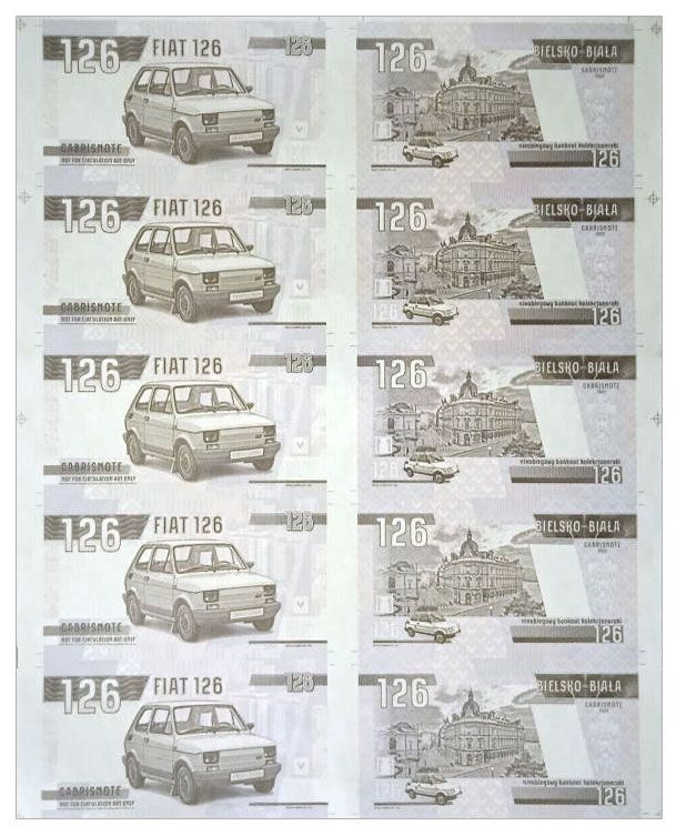 2023/03k Samochody socjalizmu Fiat 126p &quot;Maluch&quot; (wydruk próbny)