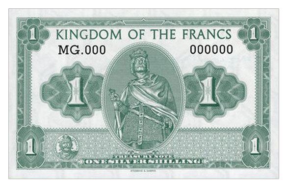 2016 1 silver shilling Królowstwo Franków Charles Martel (numerowana seria MG.001)