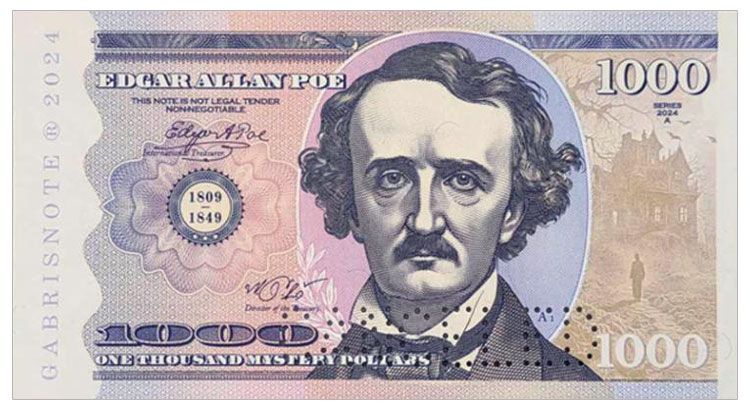2024/13h Edgar Allan Poe (seria A bez numeru) + perforacja CANCELED