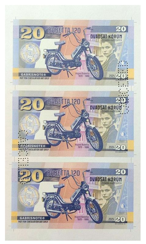 2024/03e Motocykle socjalizmu Babetta 210 (arkusz) + perforacja CANCELED
