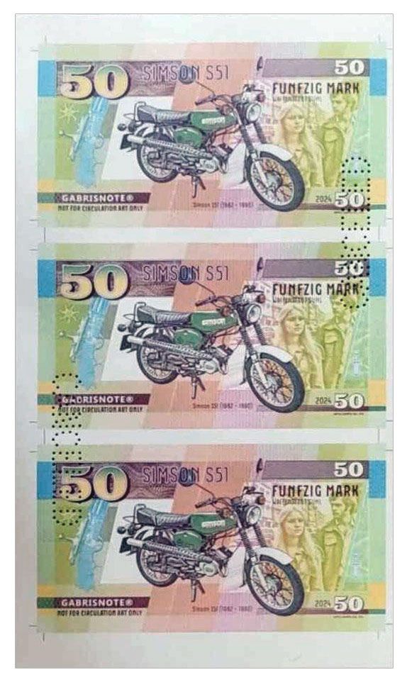 2024/08g Motocykle socjalizmu Simson S51 (arkusz) + perforacja CANCELED