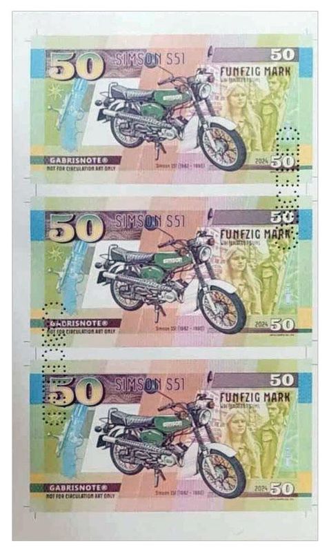 2024/08g Motocykle socjalizmu Simson S51 (arkusz) + perforacja CANCELED