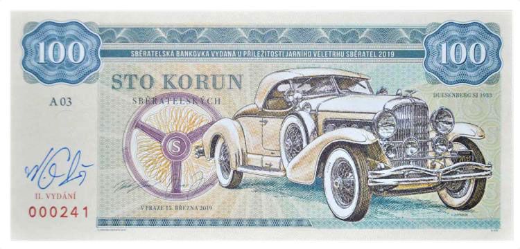 2019/13s Duesenberg SJ 1933 Zapadlik (seria A03 II wydanie) + autograf Mateja Gábriša