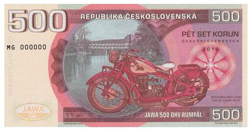 2019/26 500 koron JAWA 500 (seria PB)