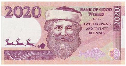2019/34 PF 2020 Bank of good wishes (seria AA01)