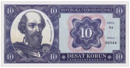 2020 10 koron Matúš Čák (seria Aa)