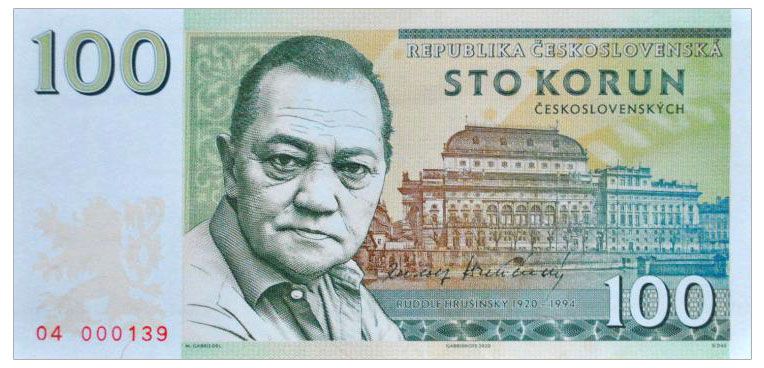 2020 100 koron Rudolf Hrusinsky Wojak Szwejk