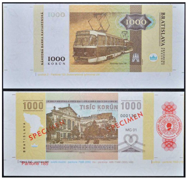 2020 Elektricka Tatra T3P (seria MG01) SPECIMEN