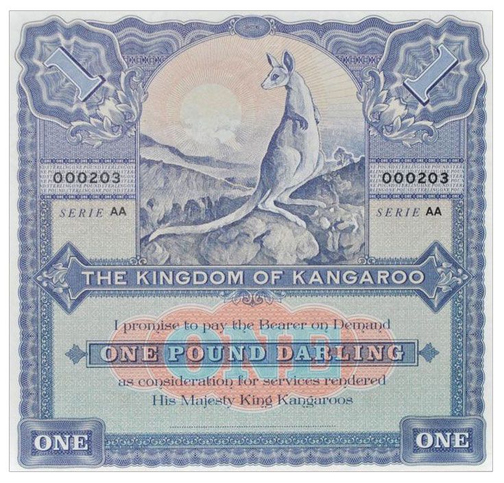 2022/12a 1 pound darling Kanraroo (seria AA)