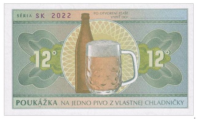 2022/16  Voucher na piwo z własnej lodówki  12°