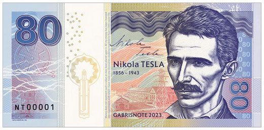 2023/02a 80. rocznica śmierci Nikoli Tesli (seria NT)