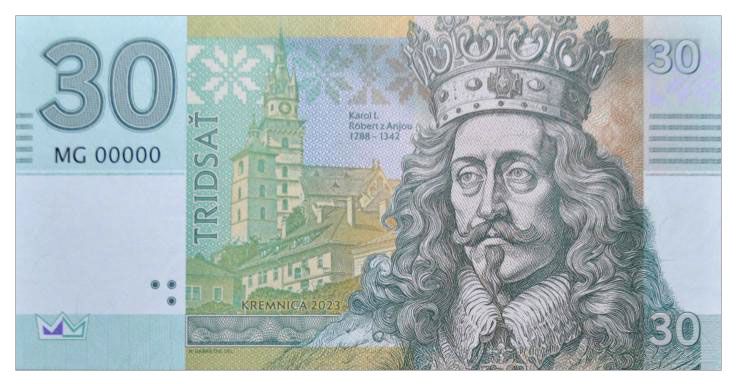 2023/12e Słowacja - Karol I. Robert z Anjou (MG 00000) wariant zielony A