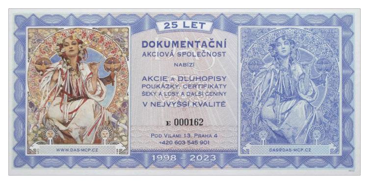 2023/20 25 lata DAS Alfons Mucha (seria E) fioletowa