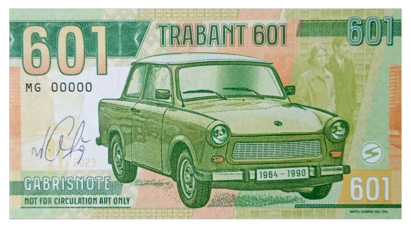2023/07c Samochody socjalizmu Trabant 601 (MG00000) + autograf Mateja Gábriša