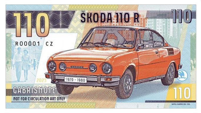 2023/14a Samochody socjalizmu Skoda 110R (seria R......CS)