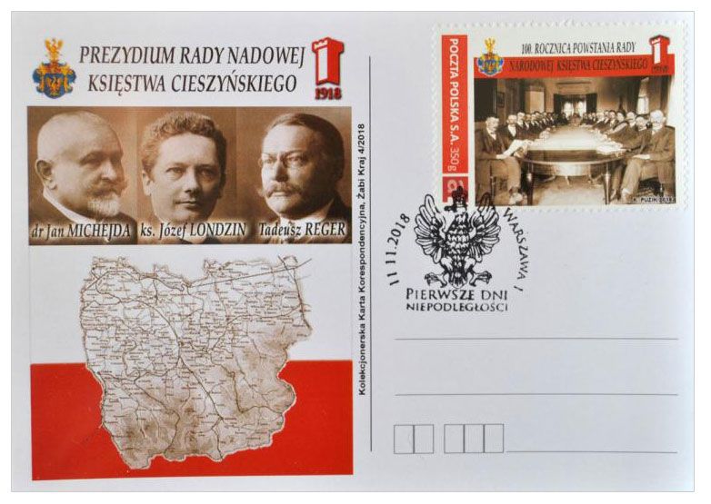 2018-4Cp Prezydium Rady Narodowej Księstwa Cieszyńskiego
