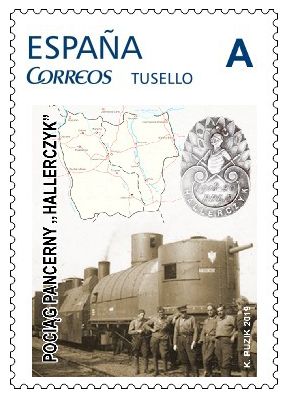 2019 100. rocznica bitwy pod Skoczowem - Pociąg pancerny Hallerczyk