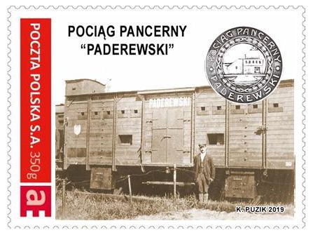 068-2019 Polskie pociągi pancerne 1918-1921 - Pociąg pancerny &quot;Paderewski&quot;