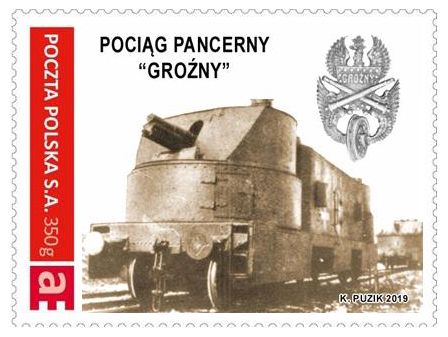 067-2019 Polskie pociągi pancerne 1918-1921 - Pociąg pancerny &quot;Groźny&quot;