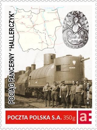 063-2019 100. rocznica bitwy pod Skoczowem - Pociąg pancerny &quot;Hallerczyk&quot;