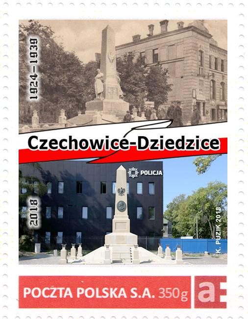 052-2018 Odbudowane pomniki prof. Jana Raszki - Czechowice-Dziedzice