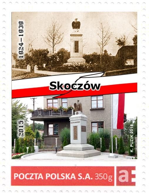 053-2018 Odbudowane pomniki prof. Jana Raszki - Skoczów