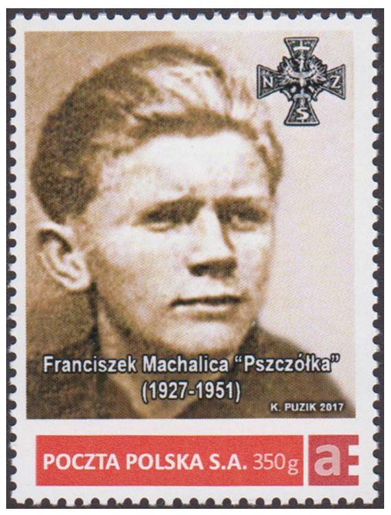 030-2017 75. rocznica powstania Narodowych Sił Zbrojnych (1942-2017) - Franciszek Machalica „Pszczółka”