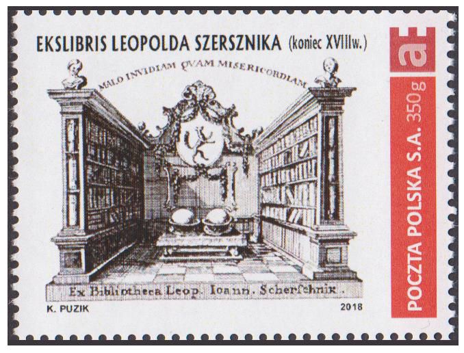 040-2018 Ekslibris Leopolda Szersznika
