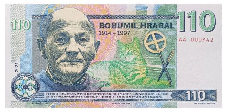 2024/07e Bohumil Hrabal (1914-1997) (seria AA)
