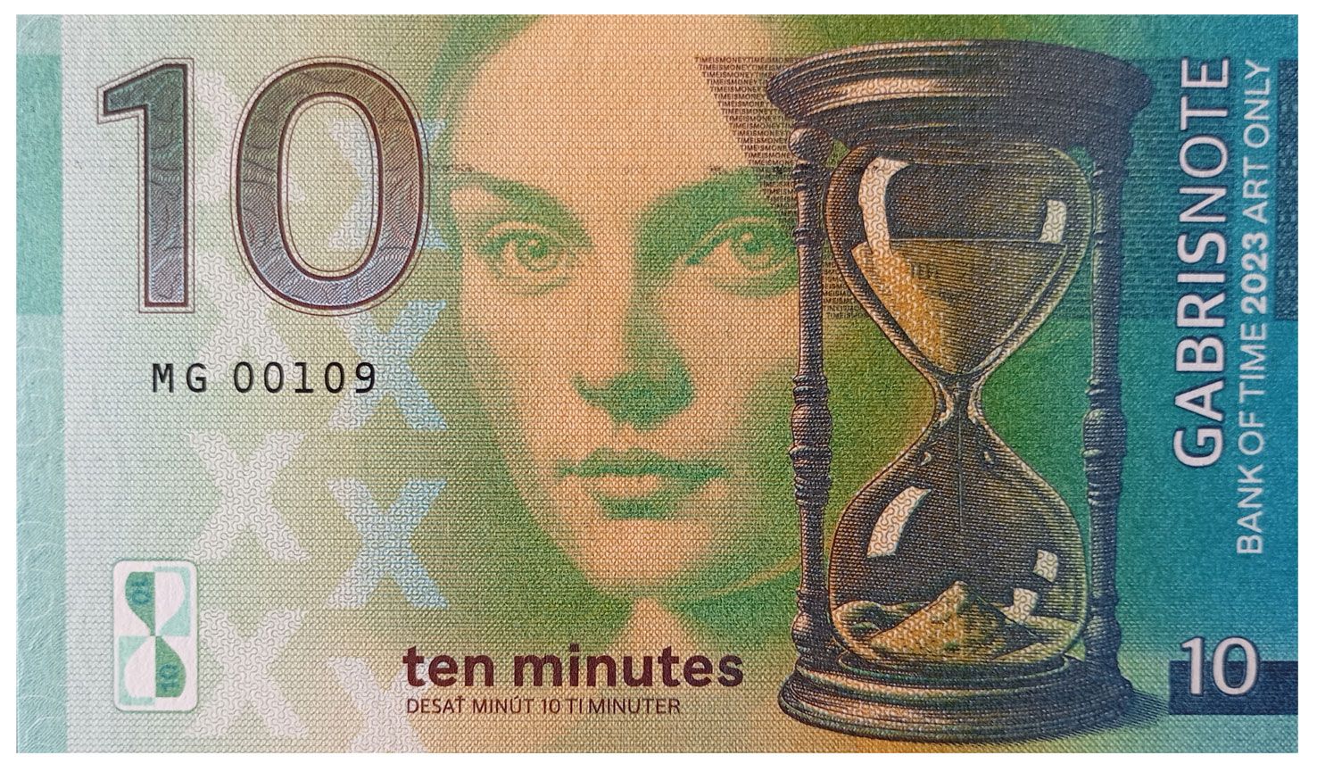 2023/11c Ten minutes I appreciate Your time  Szanuję Twój czas (numer MG00109)