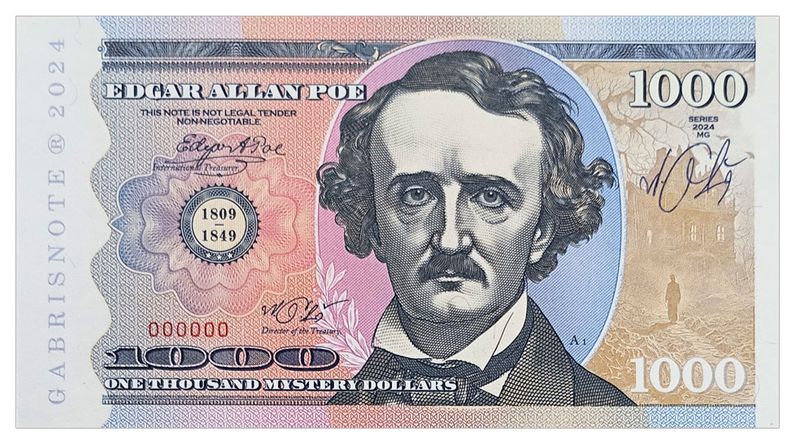 2024/13ea Edgar Allan Poe (MG000000) + autograf Mateja Gábriša