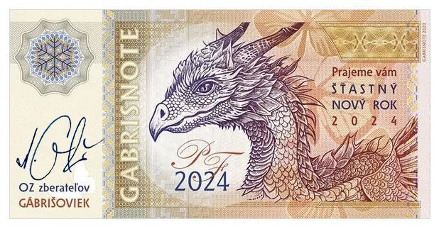 PF 2024 Smok (wersja I) + autograf Mateja Gábriša