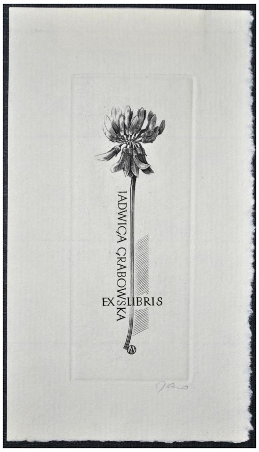 Jakubowski Wojciech (101/1959) Exlibris Jadwiga Grabowska (Eb)