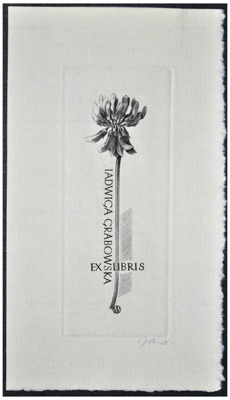 Jakubowski Wojciech (101/1959) Exlibris Jadwiga Grabowska (Eb)