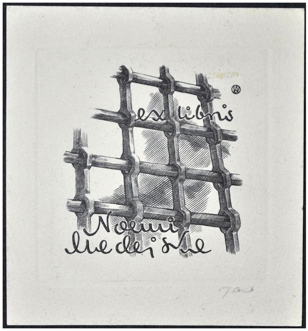 Jakubowski Wojciech (106/1959) Exlibris Noemi Madejska (Eb)