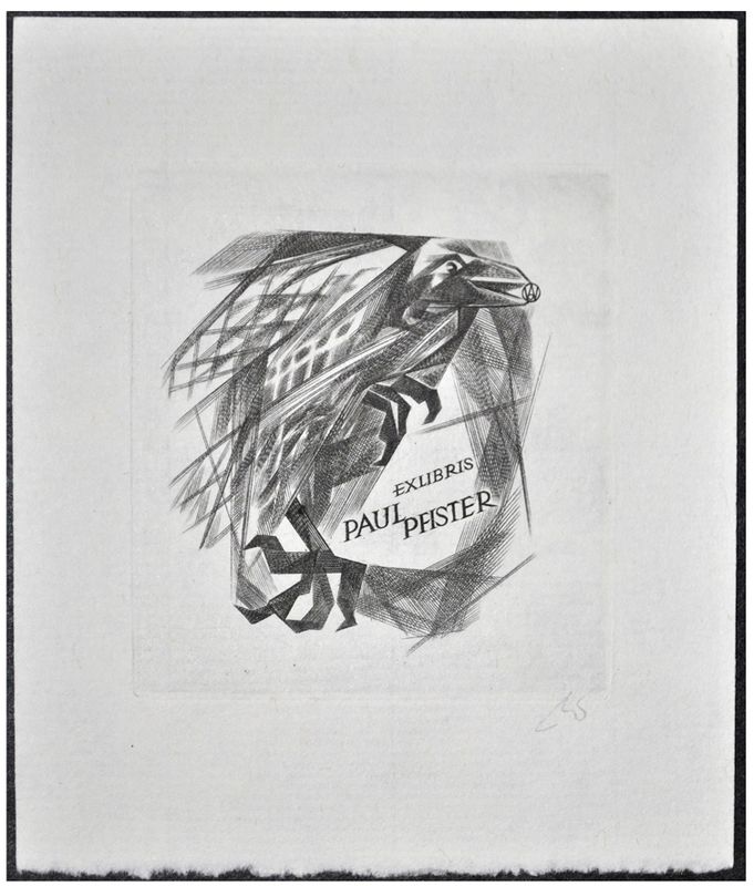 Jakubowski Wojciech (277/1966) Exlibris Paul Pfister (Eb)