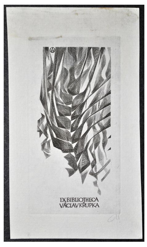 Jakubowski Wojciech (295/1967) Exlibris Vaclav Krupka (Eb)