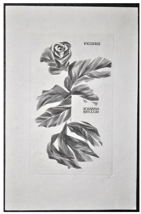 Jakubowski Wojciech (347/1970) Exlibris Rosanna Betocchi (Eb)