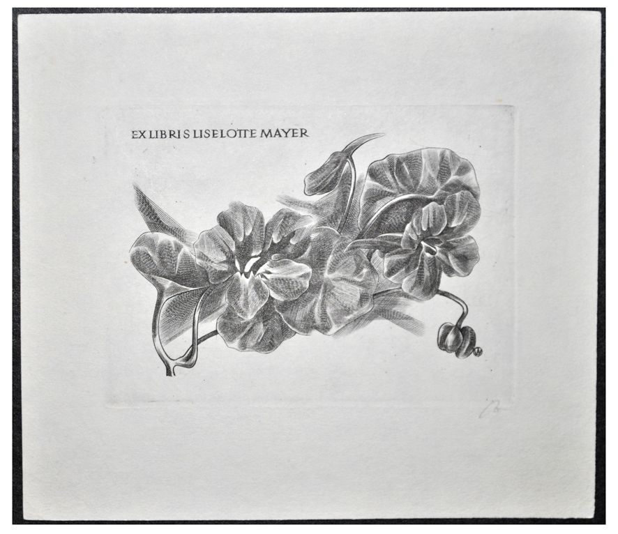 Jakubowski Wojciech (358/1970) Exlibris Liselotte Mayer (Eb)