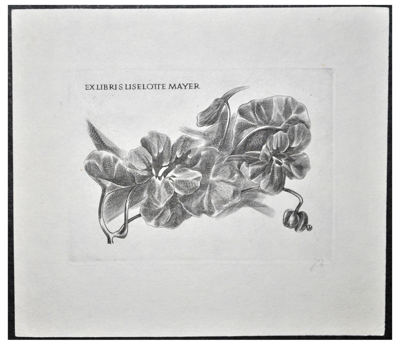 Jakubowski Wojciech (358/1970) Exlibris Liselotte Mayer (Eb)