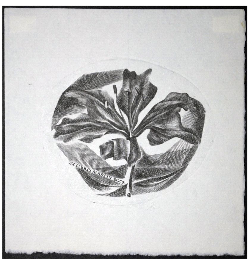 Jakubowski Wojciech (391/1972) Exlibris Marein Bock (Eb)