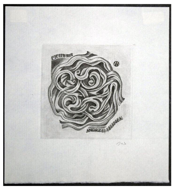 Jakubowski Wojciech (472/1976) Exlibris Andrzej Jelinek (Eb)