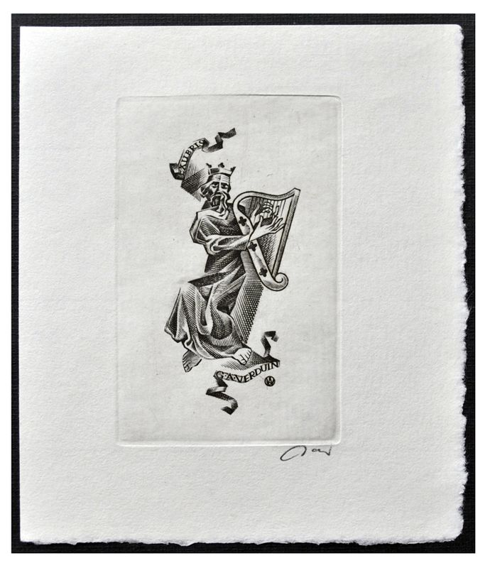 Jakubowski Wojciech (501/1978) Exlibris G.A. Verduin (Eb)